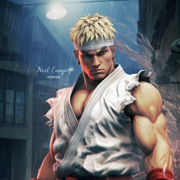 Ryu Art by Noel Campos